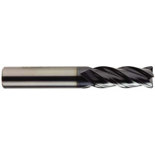 OSG - 1" Diam 4 Flute Solid Carbide 1/8" Corner Radius End Mill - Eagle Tool & Supply