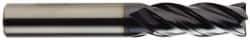 OSG - 1", 4 Flute, Single End, Solid Carbide, 0.06" Corner Radius End Mill - 4" OAL, Right Hand Flute, 1-1/2" LOC, Right Hand Cut - Eagle Tool & Supply