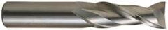 OSG - 5/8", 2 Flute, Single End, Solid Carbide, 0.06" Corner Radius End Mill - 3-1/2" OAL, 30° Helix, Right Hand Flute, 1-5/8" LOC, Right Hand Cut - Eagle Tool & Supply