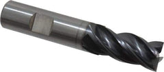 OSG - 5/8", 1-1/4" LOC, 5/8" Shank Diam, 3-1/2" OAL, 4 Flute, Solid Carbide Square End Mill - Single End, TiAlN Finish, Spiral Flute, 35° Helix, Right Hand Cut, Right Hand Flute, Series VG441 - Eagle Tool & Supply