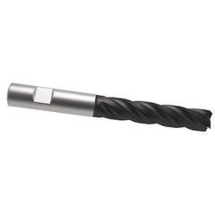 OSG - 3/4", 3" LOC, 3/4" Shank Diam, 6" OAL, 4 Flute, Solid Carbide Square End Mill - Single End, TiAlN Finish, Spiral Flute, 35° Helix, Right Hand Cut, Right Hand Flute, Series VG441 - Eagle Tool & Supply