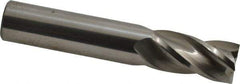 Hertel - 18mm, 38mm LOC, 18mm Shank Diam, 100mm OAL, 4 Flute, Solid Carbide Square End Mill - Single End, Uncoated, 30° Helix, Centercutting, Right Hand Cut - Eagle Tool & Supply