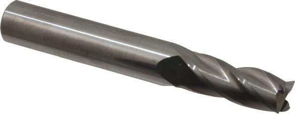 Hertel - 9mm, 22mm LOC, 10mm Shank Diam, 70mm OAL, 4 Flute, Solid Carbide Square End Mill - Single End, Uncoated, 30° Helix, Centercutting, Right Hand Cut - Eagle Tool & Supply