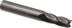 Hertel - 9mm, 22mm LOC, 10mm Shank Diam, 70mm OAL, 4 Flute, Solid Carbide Square End Mill - Single End, Uncoated, 30° Helix, Centercutting, Right Hand Cut - Eagle Tool & Supply