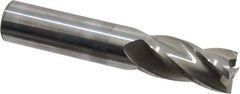 Hertel - 16mm, 32mm LOC, 16mm Shank Diam, 89mm OAL, 4 Flute, Solid Carbide Square End Mill - Single End, Uncoated, 30° Helix, Centercutting, Right Hand Cut - Eagle Tool & Supply
