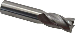 Hertel - 20mm, 38mm LOC, 20mm Shank Diam, 100mm OAL, 4 Flute, Solid Carbide Square End Mill - Single End, Uncoated, 30° Helix, Centercutting, Right Hand Cut - Eagle Tool & Supply