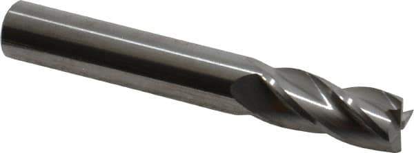 Hertel - 10mm, 25mm LOC, 10mm Shank Diam, 70mm OAL, 4 Flute, Solid Carbide Square End Mill - Single End, Uncoated, 30° Helix, Centercutting, Right Hand Cut - Eagle Tool & Supply