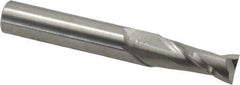 Hertel - 9mm, 22mm LOC, 10mm Shank Diam, 70mm OAL, 2 Flute, Solid Carbide Square End Mill - Single End, Uncoated, 30° Helix, Centercutting, Right Hand Cut - Eagle Tool & Supply