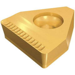 Iscar - 1700200TIGERV CW Grade IC808, 17mm Cutting Width Carbide Grooving Insert - Neutral, 2mm Corner Radius, TiAlN Finish - Eagle Tool & Supply