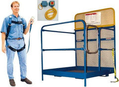 Vestil - 60" Platform - Forklift Work Platform, 1,000 Lb Capacity, 60" Platform Height, 48" Base Width x 48" Base Depth - Eagle Tool & Supply