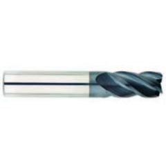 1/4" Dia. - 5/8" LOC - 2-1/2" OAL - 4 FL Carbide S/E HP End Mill-AlTiN - Eagle Tool & Supply