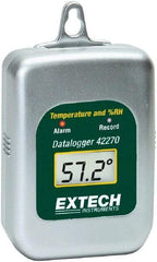 Extech - -40 to 185°F, 0 to 100% Humidity Range, Temp Recorder - Eagle Tool & Supply