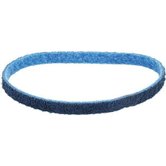 Dynabrade - 1/2" Wide x 12" OAL, Aluminum Oxide Abrasive Belt - Aluminum Oxide, Very Fine, Nonwoven, Cloth Backing, Wet/Dry - Eagle Tool & Supply