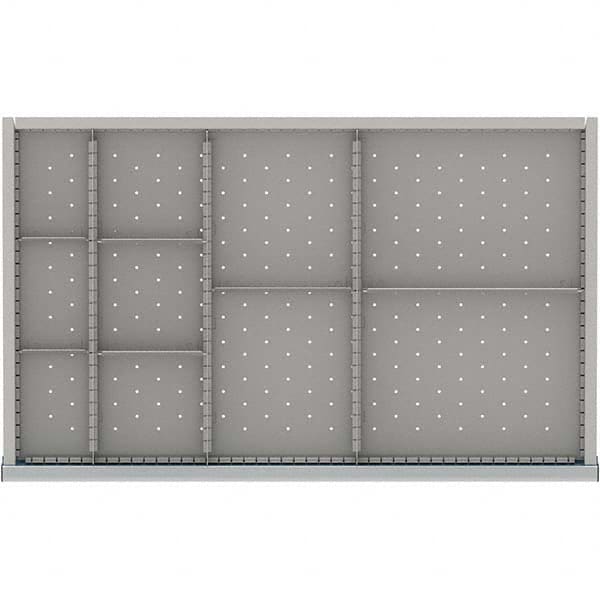 LISTA - 10-Compartment Drawer Divider Layout for 3.15" High Drawers - Eagle Tool & Supply