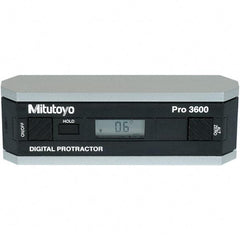 Mitutoyo - Digital & Dial Protractors Style: Digital Measuring Range (Degrees): 360.00 - Eagle Tool & Supply