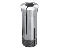 1/8"  5C Hex Collet with Internal & External Threads - Part # 5C-HI08-BV - Eagle Tool & Supply