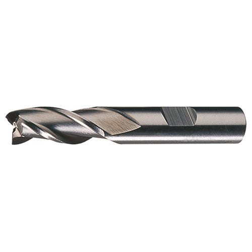 ‎3/16″ × 3/8″ × 1-1/4″ × 3-1/16″ RHS / RHC HSS HSS Single End 3-Flute Center Cutting Finishing End Mill - TiCN - Exact Industrial Supply