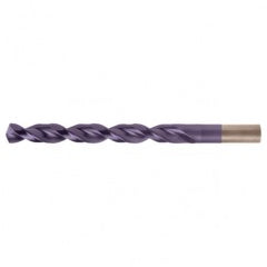 #41 RHS / RHC HSS-CO 8% (M42) 135 Degree Split Point Q-Cobalt Wide Land Parabolic Jobber Drill - TiAlN - Eagle Tool & Supply