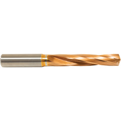‎Y Dia. x 7/16″ Shank × 2-7/8″ Flute Length × 5″ OAL, 5xD, 135°, ZrCN, 2 Flute, External Coolant, Round Solid Carbide Drill Series/List #NG04