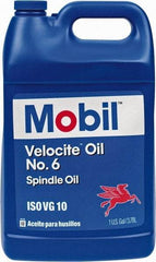 Mobil - 1 Gal Container Mineral Spindle Oil - ISO 10, 10 cSt at 40°C & 2.62 cSt at 100°C - Eagle Tool & Supply