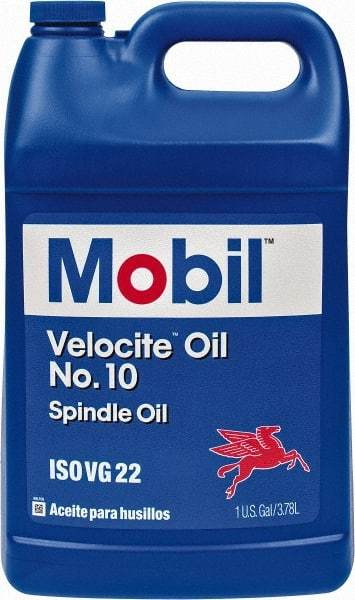 Mobil - 1 Gal Container Mineral Spindle Oil - ISO 22, 22 cSt at 40°C & 4 cSt at 100°C - Eagle Tool & Supply