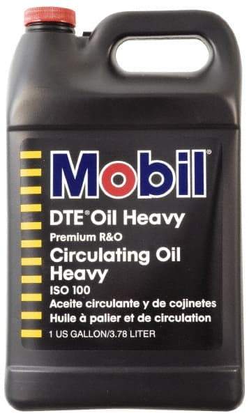 Mobil - 1 Gal Container Mineral Circulating Oil - SAE 40, ISO 150, 146 cSt at 40°C & 14.4 cSt at 100°F - Eagle Tool & Supply