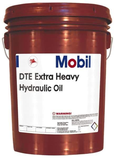 Mobil - 5 Gal Pail Mineral Circulating Oil - SAE 40, ISO 150, 146 cSt at 40°C & 14.4 cSt at 100°F - Eagle Tool & Supply