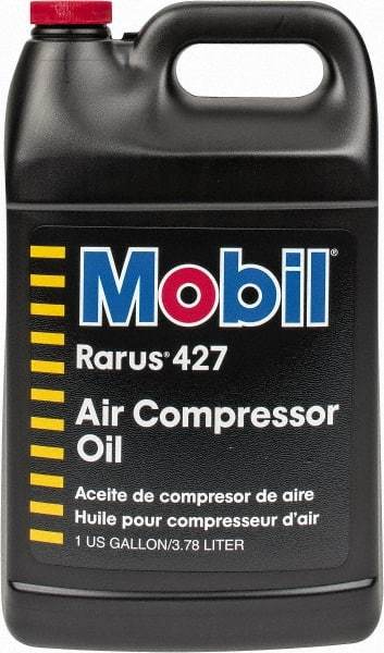 Mobil - 1 Gal Bottle, ISO 100, SAE 30, Air Compressor Oil - 300°, 104.6 Viscosity (cSt) at 40°C, 11.6 Viscosity (cSt) at 100°C - Eagle Tool & Supply