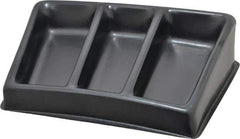 Bayhead Products - 12-1/2" Wide x 3" High x 8-1/2" Deep, Small Parts Assembly Tray - Plastic Frame, 3 Compartments, 6-1/2" Wide x 2-1/2" Deep Bin - Eagle Tool & Supply