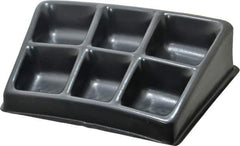 Bayhead Products - 12-1/2" Wide x 3" High x 8-1/2" Deep, Small Parts Assembly Tray - Plastic Frame, 6 Compartments, 3" Wide x 2-1/2" Deep Bin - Eagle Tool & Supply
