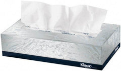 Kleenex - Flat Box of White Facial Tissues - 2 Ply - Eagle Tool & Supply