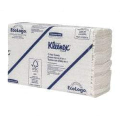 Kleenex - 1 Ply White C-Fold Paper Towels - 10-1/8" Wide - Eagle Tool & Supply