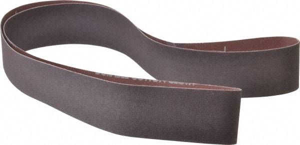 Norton - 2" Wide x 60" OAL, 100 Grit, Aluminum Oxide Abrasive Belt - Aluminum Oxide, Fine, Coated, X Weighted Cloth Backing, Series R228 - Eagle Tool & Supply