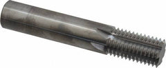 Scientific Cutting Tools - 7/8-12 Thread, 5/8" Shank Diam, Bright Coating, Solid Carbide Straight Flute Thread Mill - 6 Flutes, 3-1/2" OAL, 7/8" Min Noml Diameter - Eagle Tool & Supply
