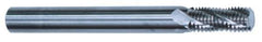 Scientific Cutting Tools - M8x0.75 Metric Fine, 0.236" Cutting Diam, 3 Flute, Solid Carbide Helical Flute Thread Mill - Internal Thread, 0.632" LOC, 2.28" OAL, 6mm Shank Diam - Eagle Tool & Supply