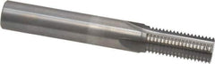 Scientific Cutting Tools - M14x1.50 Thread, 1/2" Shank Diam, Bright Coating, Solid Carbide Straight Flute Thread Mill - 4 Flutes, 3-1/2" OAL, M14 Min Noml Diamter - Eagle Tool & Supply
