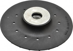 Value Collection - 4-1/2" Diam Locking Nut Disc Backing Pad - Hard Density, 20,000 RPM - Eagle Tool & Supply