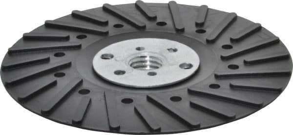 Value Collection - 5" Diam Locking Nut Disc Backing Pad - Hard Density, 20,000 RPM - Eagle Tool & Supply