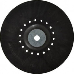 Value Collection - 9" Diam Locking Nut Disc Backing Pad - Hard Density, 9,000 RPM - Eagle Tool & Supply