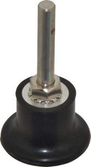 Value Collection - 1-1/2" Diam Quick-Change Type R Disc Backing Pad - 1/4" Shank Diam, Medium Density, 30,000 RPM - Eagle Tool & Supply