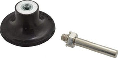 Value Collection - 2" Diam Quick-Change Type S Disc Backing Pad - 1/4" Shank Diam, Medium Density, 30,000 RPM - Eagle Tool & Supply