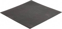 Made in USA - 12" Long, 12" Wide, 1/16" Thick, Buna-N Rubber Foam Sheet - 50 to 60 Durometer, Black, -20 to 180°F, 2,500 psi Tensile Strength, Adhesive Backing, Stock Length - Eagle Tool & Supply