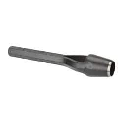 Value Collection - 9/16" Arch Punch - 4-7/8" OAL, Steel - Eagle Tool & Supply