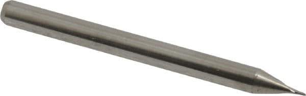 Kyocera - 0.017", 0.026" LOC, 1/8" Shank Diam, 1-1/2" OAL, 2 Flute, Solid Carbide Square End Mill - Single End, Uncoated, Spiral Flute, 30° Helix, Centercutting, Right Hand Cut, Right Hand Flute, Series 1620 - Eagle Tool & Supply