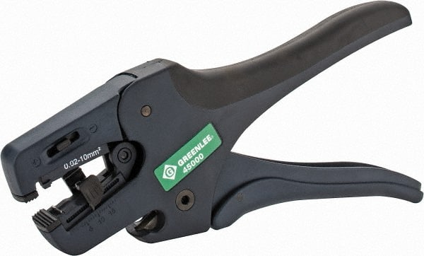 Greenlee - 24 to 12 AWG Capacity Adjusting Wire Stripper - Eagle Tool & Supply