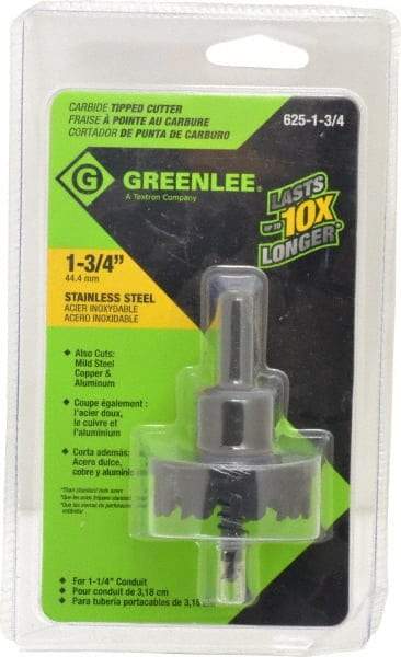 Greenlee - 1-3/4" Diam, Hole Saw - Eagle Tool & Supply