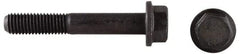 Value Collection - 1/2-13 UNC, 1" Length Under Head, Hex Drive Flange Bolt - 1" Thread Length, Grade 8 Alloy Steel, Smooth Flange, Phosphate & Oil Finish - Eagle Tool & Supply