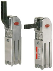 De-Sta-Co - 177 Lb Inner Hold Capacity, Vert Mount, Air Power Hold-Down Toggle Clamp - M5 Port, 90° Bar Opening, 104mm Height Under Bar - Eagle Tool & Supply