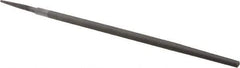 Value Collection - 12" Long, Second Cut, Round American-Pattern File - Double Cut, Tang - Eagle Tool & Supply