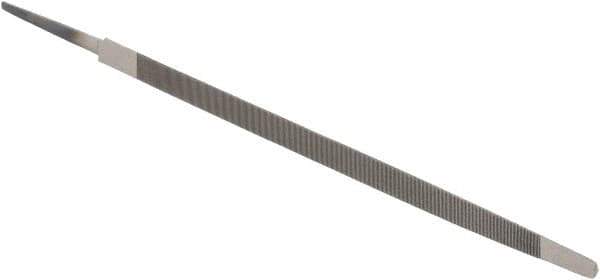 Value Collection - 7" Long, Taper American-Pattern File - Single Cut, Tang - Eagle Tool & Supply